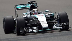 Ihm gelang in seinem Silberpfeil die Tagesbestzeit: Lewis Hamilton