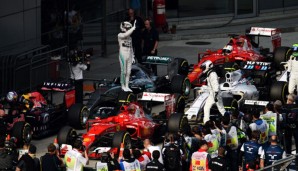 Da kommt keiner ran: Lewis Hamilton sicherte sich bereits zum fünften Mal die Pole in China