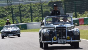 Nico Rosberg musste Lewis Hamilton in Suzuka bei Fahrerparade und Start den Vortritt lassen