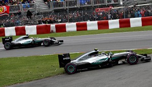 Szenen wie beim Kanada-GP wollen Nico Rosberg und Lewis Hamilton künftig vermeiden