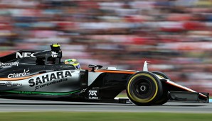 Fährt der Musik meist hinterher: Sergio Perez im Force India