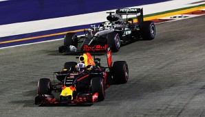 Ricciardo und Hamilton belegten die Plätze zwei und drei in Singapur