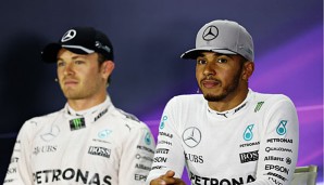 Nico Rosberg und Lewis Hamilton stehen in Meciko unter Polizeischutz