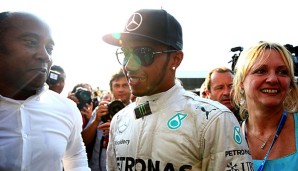 Lewis Hamilton und sein Vater Anthony haben ein gutes Verhältnis