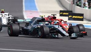 Sebastian Vettel und Valtteri Bottas berührten sich beim Frankreich-GP.