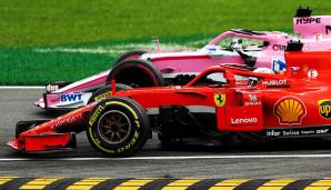 Statt den Tifosi einen Ferrari-Sieg zu schenken, muss sich Vettel abermals durchs Feld kämpfen. Platz vier ist am Ende das Höchste der Gefühle.
