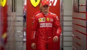 Mick Schumacher testete einen Tag in einem Formel-1-Ferrari.