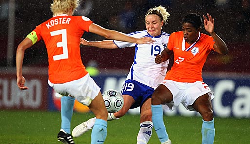 Eher überraschend zogen die Holländerinnen ins Viertelfinale der Frauen-EM in Finnland ein