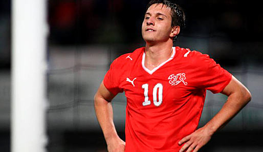 Mario Gavranovic erzielte in acht U-21-Länderspielen zwei Tore für die Schweiz