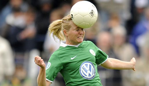 Katri Nokso-Koivisto spielt neben Wolfsburg auch für die finnische Nationalmannschaft