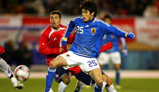 Atsuto Uchida bestritt während der WM-Qualifikation 11 Länderspiele für Japan und erzielte ein Tor