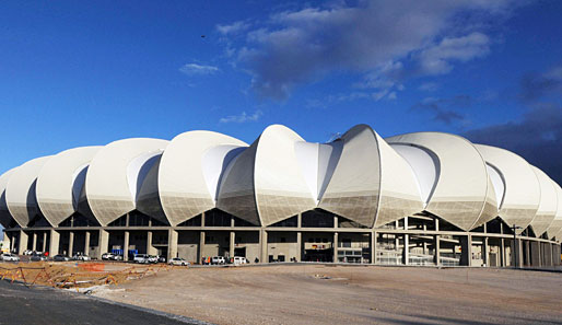 Das Nelson-Mandela-Bay-Stadion in Port Elizabeth wurde extra für die WM 2010 erbaut