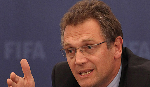 FIFA-Generalsekretär Valcke verkündete im März die Entscheidung gegen technische Hilfsmittel