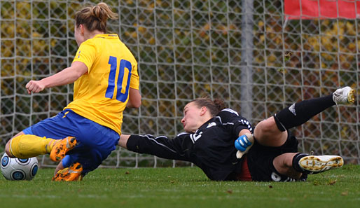 Antonia Göransson (l.) wurde im März 2010 erstmals in den Kader der A-Nationalmannschaft berufen