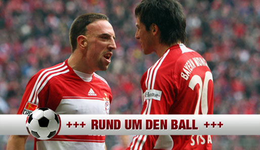 Jose Ernesto Sosa (r.) spielte drei Jahre lang gemeinsam mit Franck Ribery bei Bayern München