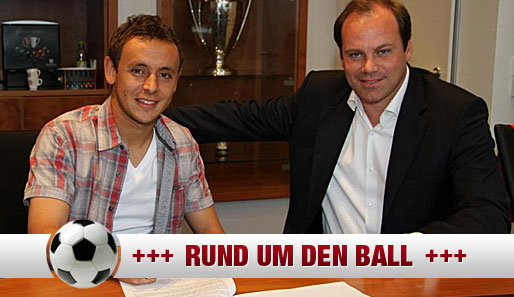 Rafinha wechselt vom CFC Genua zum FC Bayern und unterschreibt einen Dreijahresvertrag