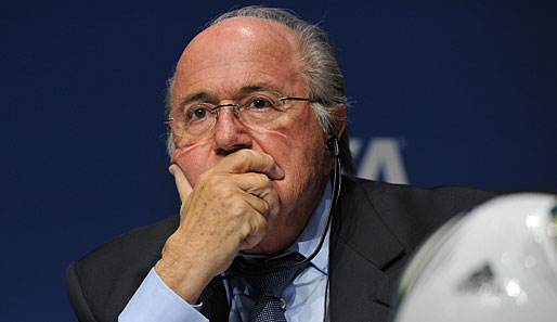 Joseph Blatter ist von der harschen Kritik an seinen Aussagen überrascht