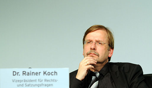 Rainer Koch hat sich bei Theo Zwanziger für seinen Alleingang im Fall Amerell entschuldigt