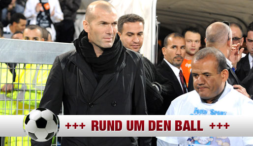 Zinedine Zidane (l.) hat insgesamt 108 Länderspiele für die Equipe Tricolore absolviert