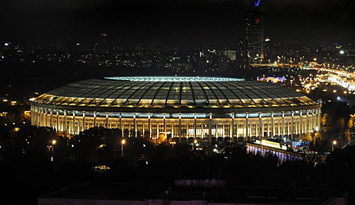 Das Moskauer Luschniki-Stadion befindet sich noch bis 2017 im Umbau