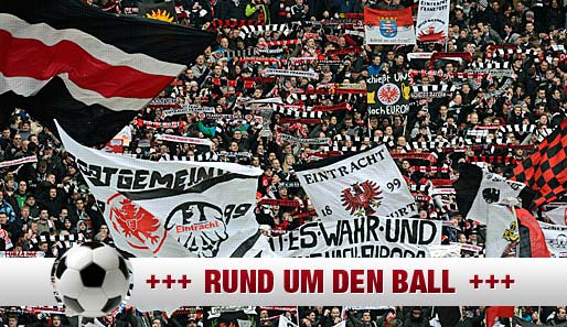 Für Ausschreitungen ihrer Fans muss die Frankfurter Eintracht 100.000 Euro Strafe zahlen