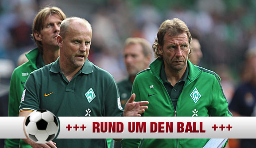 Wolfgang Rolff (r.) kann sich Thomas Schaaf (l.) beim Hamburger SV vorstellen