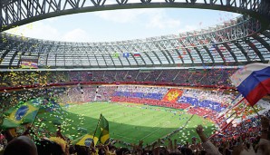 Das Luschniki-Stadion in Moskau soll für die WM erneuert werden