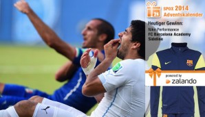 Luis Suarez sorgte im Spiel gegen Italien für Aufsehen