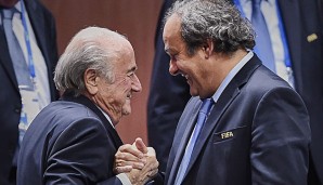 Michel Platini stand als UEFA-Präsident in den Startlöchern für Blatters Nachfolge