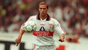 Thorsten Legat 1997 im Trikot des VfB Stuttgart