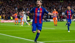 Platz 3: Lionel Messi mit 80 Mio. Dollar (Gehalt: 53 Mio., Sponsoring: 27 Mio.)