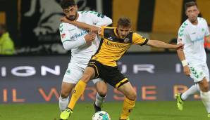 Platz 15: u.a. Niklas Hauptmann (Dynamo Dresden): 13 Punkte Steigerung, neue Stärke: 69