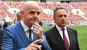 Vitali Mutko ist ein Vertrauter von FIFA-Chef Gianni Infantino, der ihn unerlaubter Weise lange im Exekutivkomitee hielt