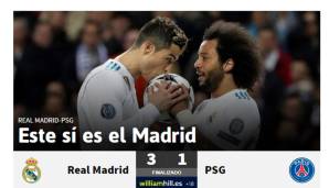 AS: Eigentlich ist man bei der AS eher Barca zugeneigt. "Das ist das wahre Madrid". Vielleicht könnte man es mit "So ist Madrid eben" übersetzen - mal wieder einen Rückstand in einen Sieg verwandelt.