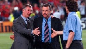 Wenig später dann die wohl bitterste Stunde in Hitzfelds Trainer-Karriere: Das legendäre Champions-League-Finale gegen Manchester United. Sir Alex Ferguson spendete Trost.