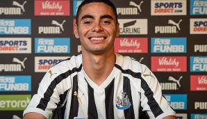 Platz 8: Newcastle United, drei Neuzugänge für 25,15 Millionen Euro - Teuerster Transfers: Miguel Almiron für 24 Millionen Euro von Atalanta United.