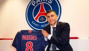 Platz 4: Paris Saint-Germain, ein Neuzugang für 40 Millionen Euro - Teuerster Transfer: Leandro Paredes für 40 Millionen Euro von Zenit St. Petersburg.
