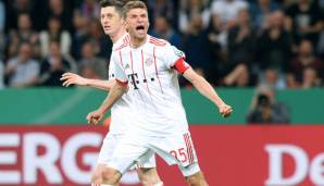 Platz 8: THOMAS MÜLLER - 14 Assists in der Saison 2017/18 für Bayern München. Sein Zusammenspiel mit Torjäger Robert Lewandowski sorgte bei den Gegnern für Angst und Schrecken. Zudem erzielte er selbst reichlich Tore.