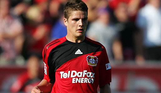 Der 21-jährige Pirmin Schwegler spielt seit 2006 für Bayer Leverkusen