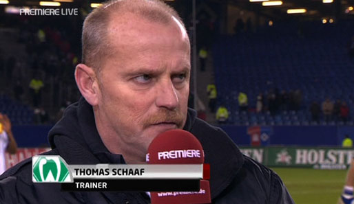 Thomas Schaaf konnte einem müden Kick in Hamburg viel Positives abgewinnen.