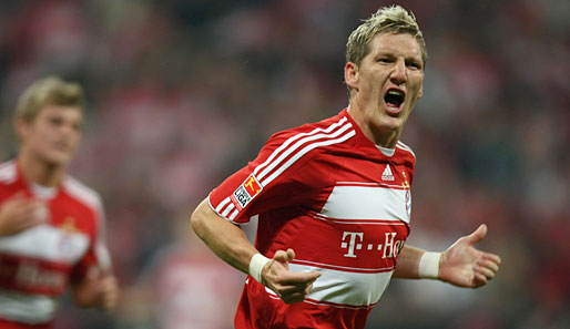 Bastian Schweinsteiger erzielte in der laufenden Bundesliga-Saison drei Tore für den FC Bayern