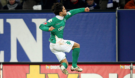Diego erzielte diese Saison acht Tore in zwölf Bundesligaspielen