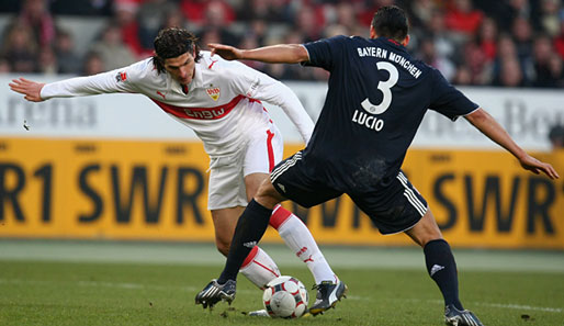 Mario Gomez (l.) hat in dieser Saison bislang sieben Bundesliga-Treffer erzielt