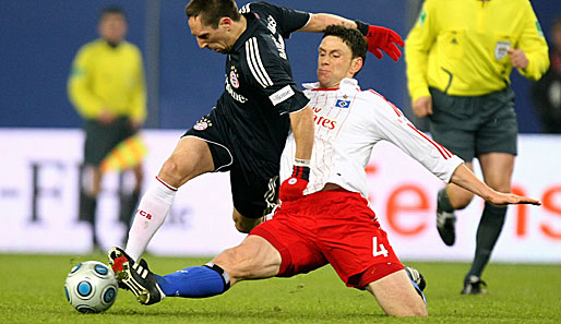 Bastian Reinhardt (re.) verletzte sich im Spiel gegen die Bayern schwer und fällt lange aus