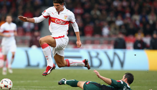 Mario Gomez erzielte den Treffer zum 2:0 gegen Borussia Mönchengladbach