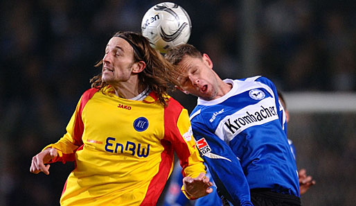 Radim Kucera (re.) ist seit 2005 in Bielefeld und erzielte in dieser Zeit sieben Tore für die Arminen