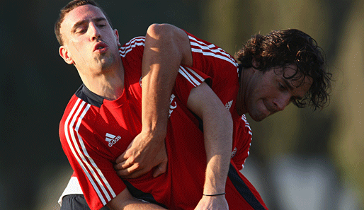 Fallen gegen Hannover aus: Franck Ribery (l.) und Luca Toni