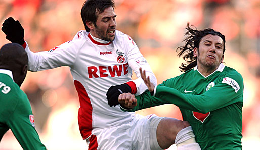 Cristian Zaccardo (r., mit Fabrice Ehret) bei einem seiner elf Bundesligaeinsätze