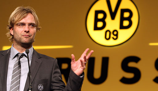 Jürgen Klopp ist seit Sommer 2008 Cheftrainer von Borussia Dortmund