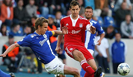 Miro Klose (r.) traf gegen Magdeburg gleich dreimal